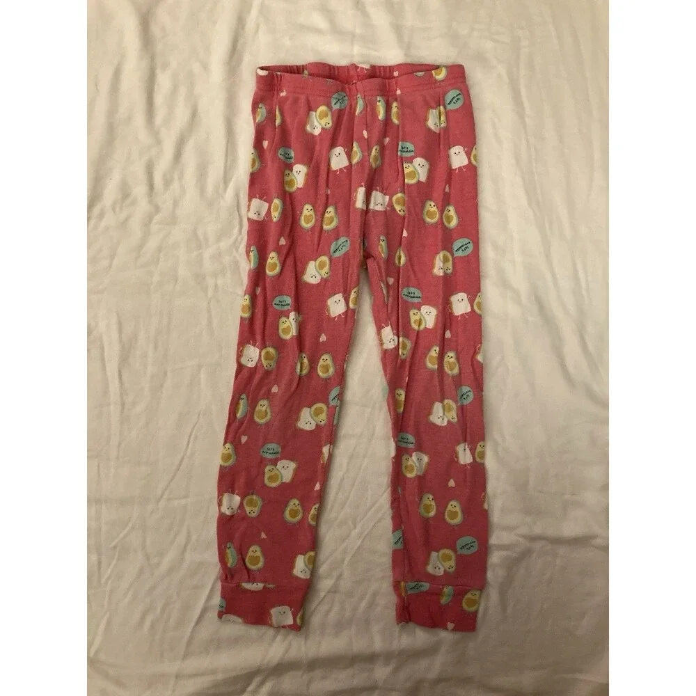 5T Carter’s girl clothes - 2 piece outfit | avocado & toast theme